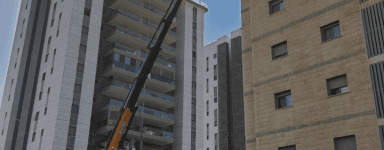 מעבר עם מנוף
דירות בקומות גבוהות